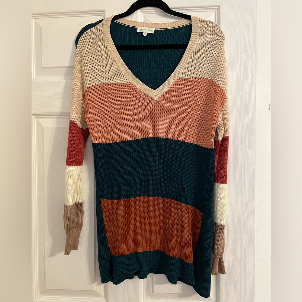 Color Block Sweater
